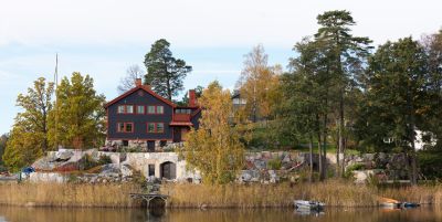 Stenmur i granit
