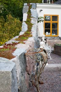 Stenmur i granit